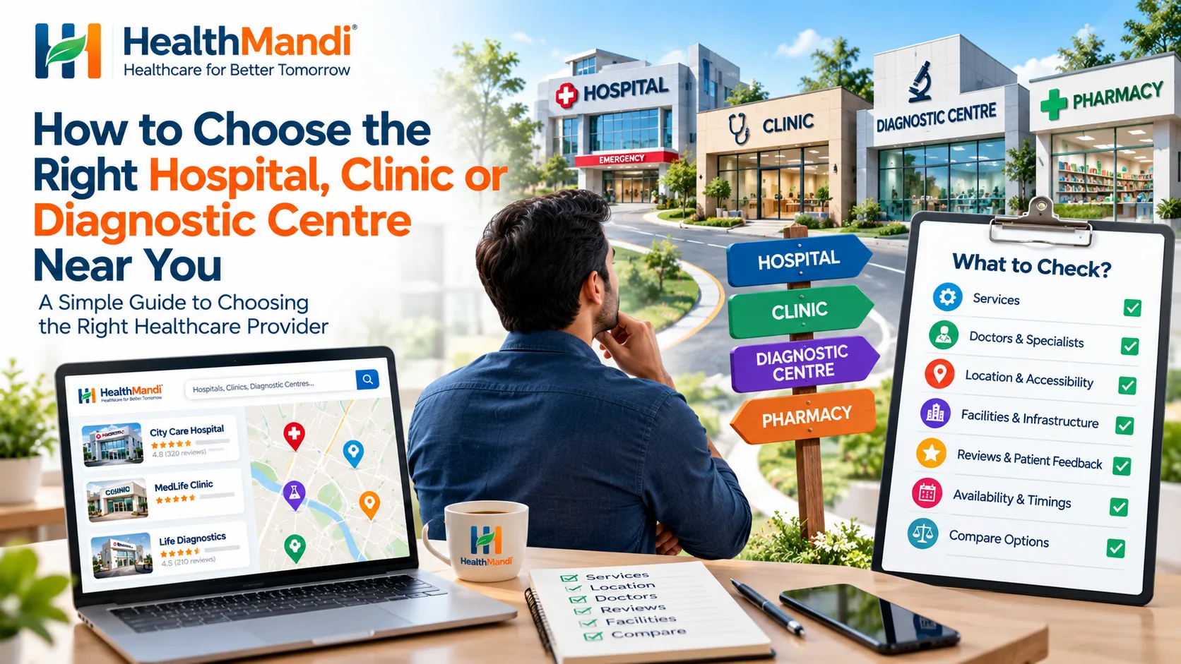 How to Choose the Right Hospital, Clinic or Diagnostic Centre Near You